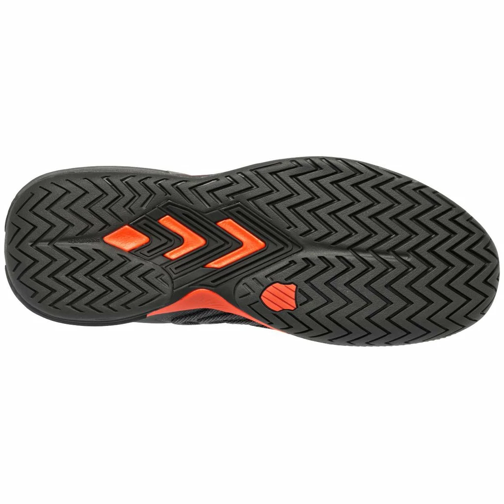 K-Swiss Ultrashot 3 Men's Tennis Shoe (Asphalt/Black/Orange) - Image 3
