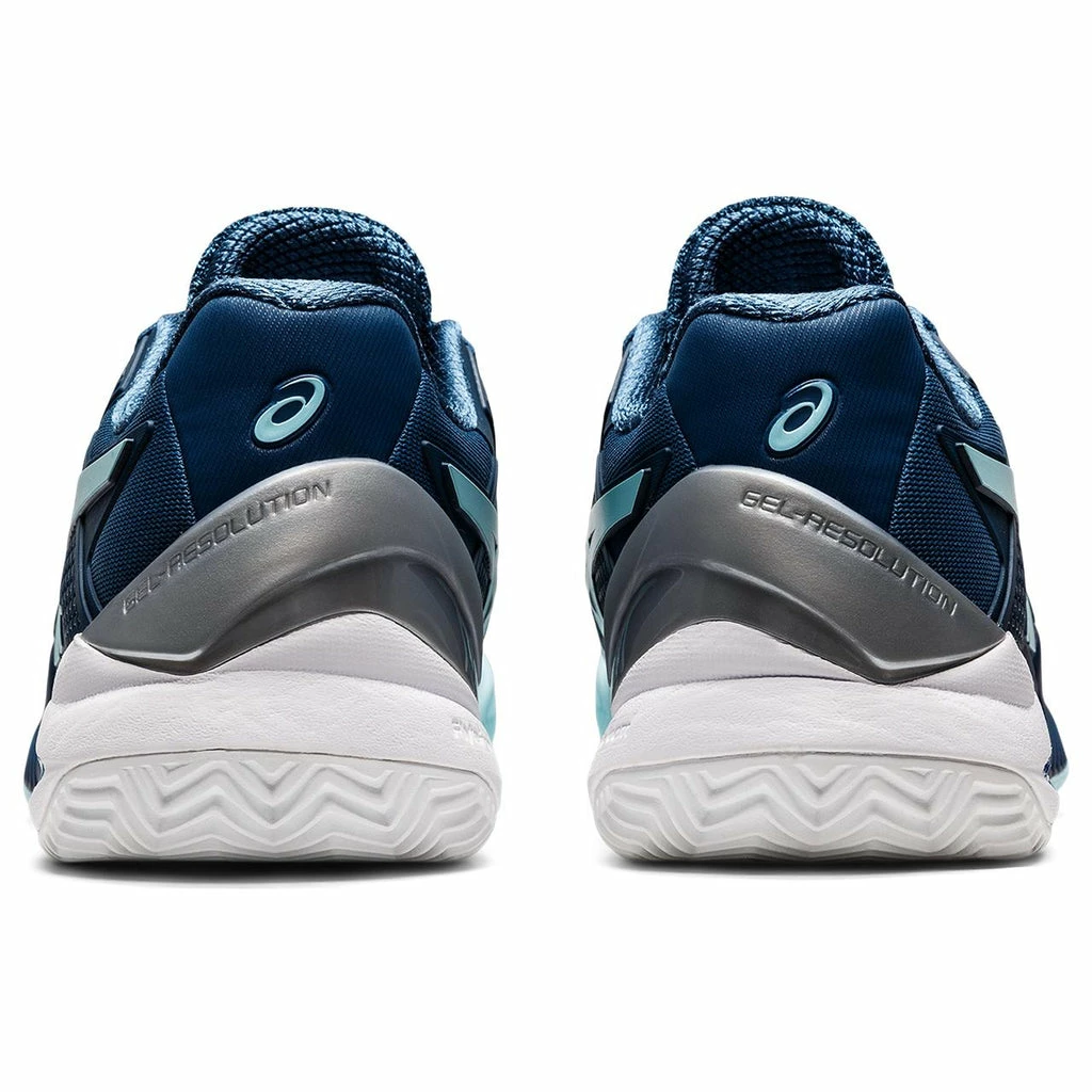 Asics Gel Resolution 8 Women's Clay Court Tennis Shoe (Light Indigo/Blue) - Image 5
