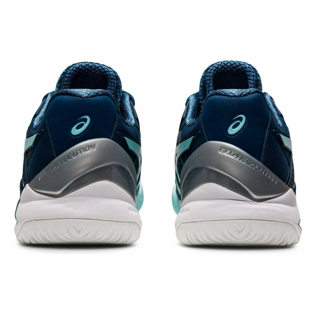 Asics Gel Resolution 8 Women's Tennis Shoe (Light Indigo/Clear Blue) - Image 3