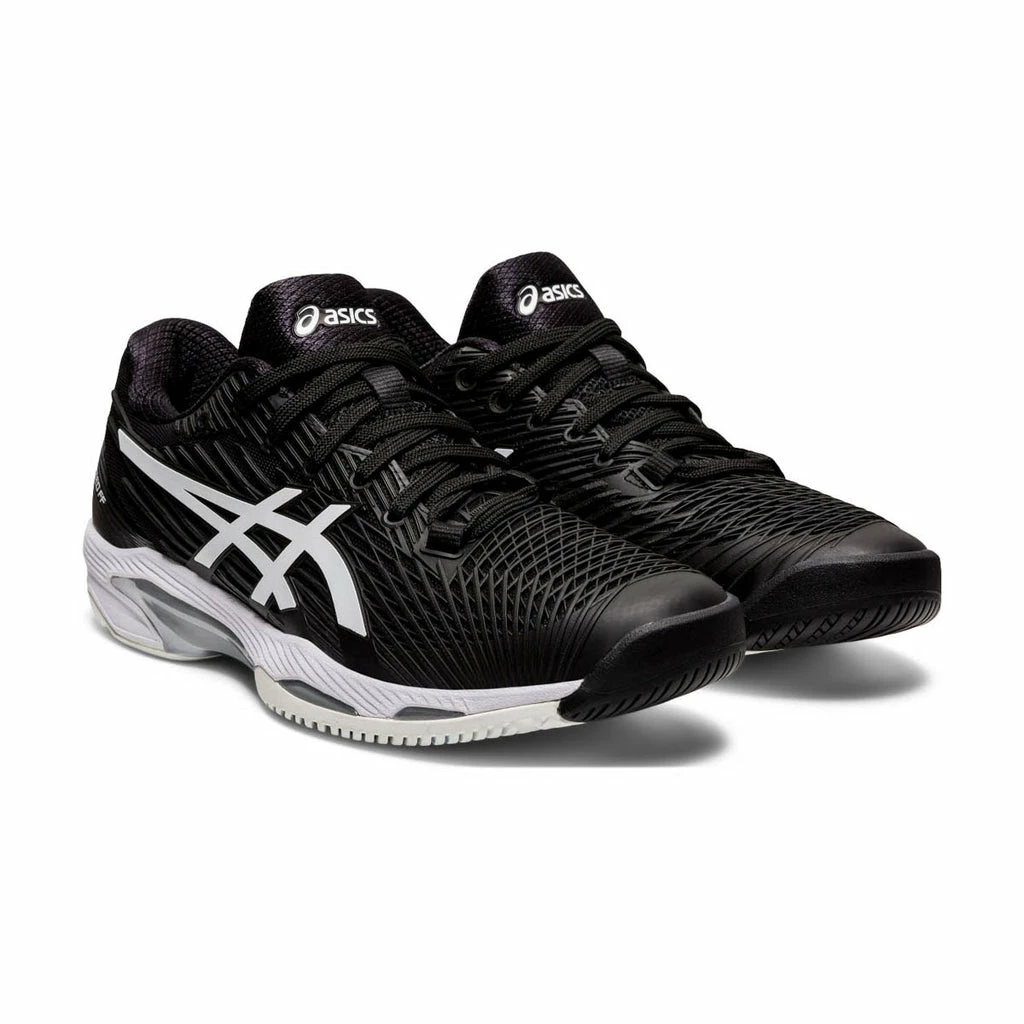 Asics Solution Speed FF 2 Women's Tennis Shoe (Black/White) - Image 4