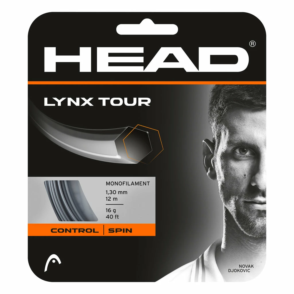 Head Lynx Tour 16 Tennis String (Grey)