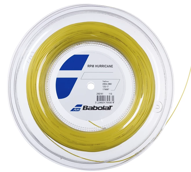 Babolat RPM Hurricane 17 Tennis String Reel (Yellow)