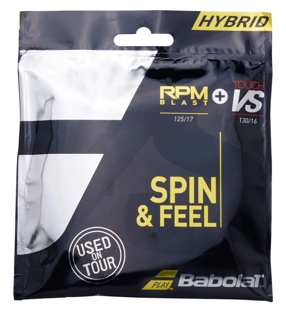 Babolat Spin & Feel (RPM Blast 17 / Babolat Touch VS 16) Hybrid Tennis String