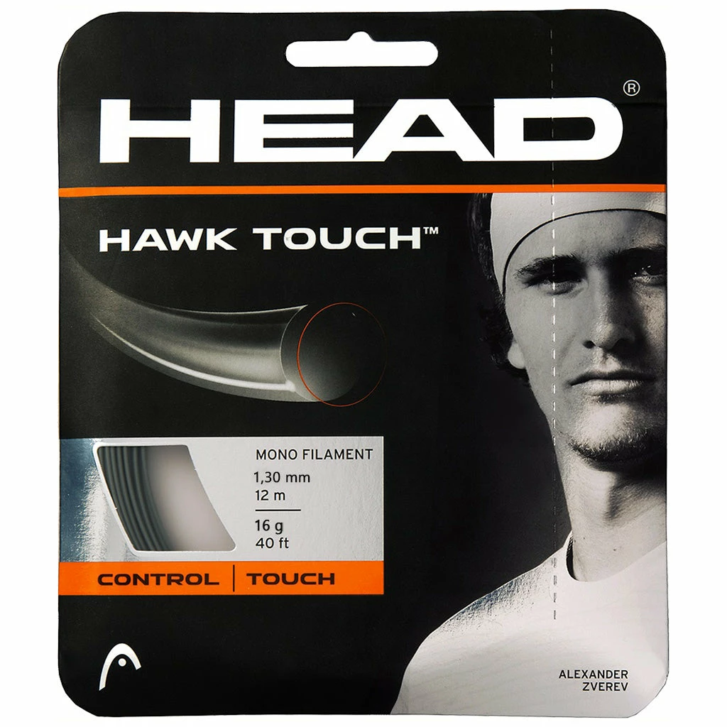 Head Hawk Touch 16 Tennis String (Anthracite)