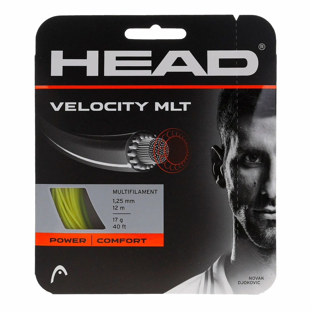 Head Velocity MLT 17 Tennis String (Yellow)