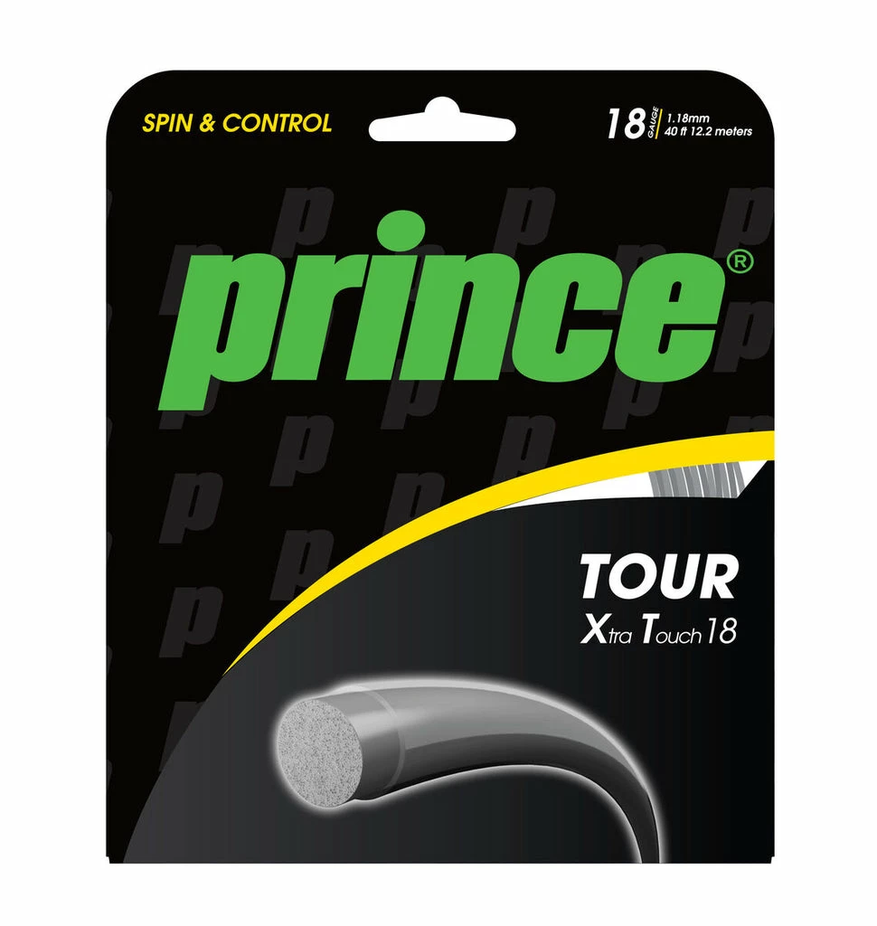 Prince Tour Xtra Touch XT 18 Tennis String (Black)