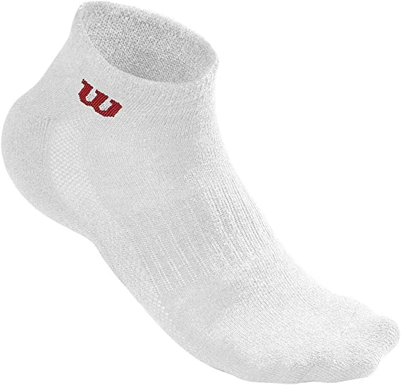 Wilson Men's Quarter Socks 3 Pack (White)