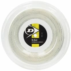 Dunlop Synthetic Gut 17 Tennis String Reel (White)
