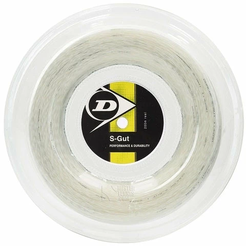 Dunlop Synthetic Gut 16 Tennis String Reel (White)