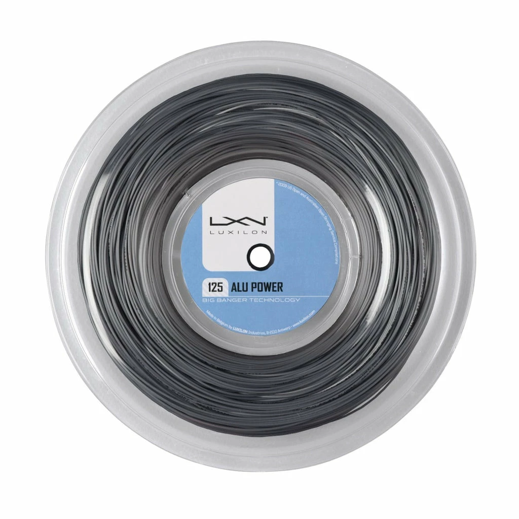 Luxilon ALU Power 16L Tennis String Reel (Silver) 3 Luxilon ALU Power 16L Tennis String Reel (Silver)