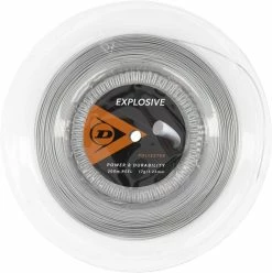 Dunlop Explosive Poly 17 Tennis String Reel (Grey)