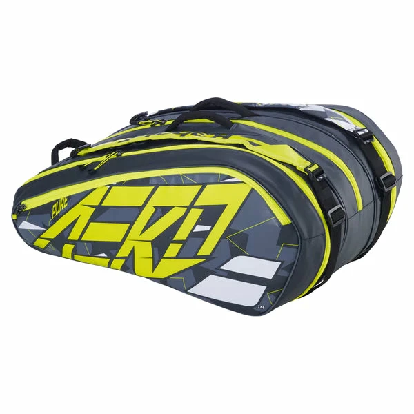 Babolat Pure Aero 12 Pack Racquet Bag 2023 (Black/Yellow) - Image 2