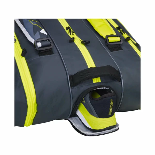 Babolat Pure Aero 12 Pack Racquet Bag 2023 (Black/Yellow) - Image 4