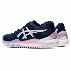 Asics Gel Resolution 8 Women's Clay Court Tennis Shoe (Peacot/White) -head shop ASICS GEL RESOLUTION 8 ProductIm 4 1024x1024