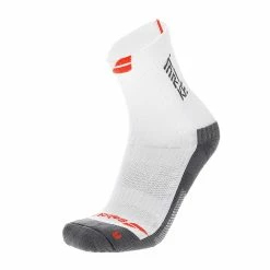 Babolat Pro 360 Strike Men's Crew Tennis Socks (White/Orange/Grey)