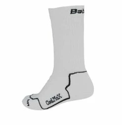Babolat Team Single Socks With CoolMax (White) For Tennis Or Badminton