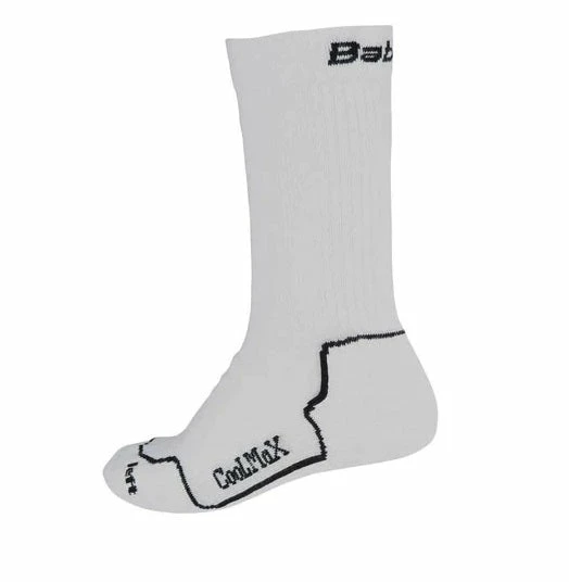 Babolat Team Single Socks With CoolMax (White) For Tennis Or Badminton