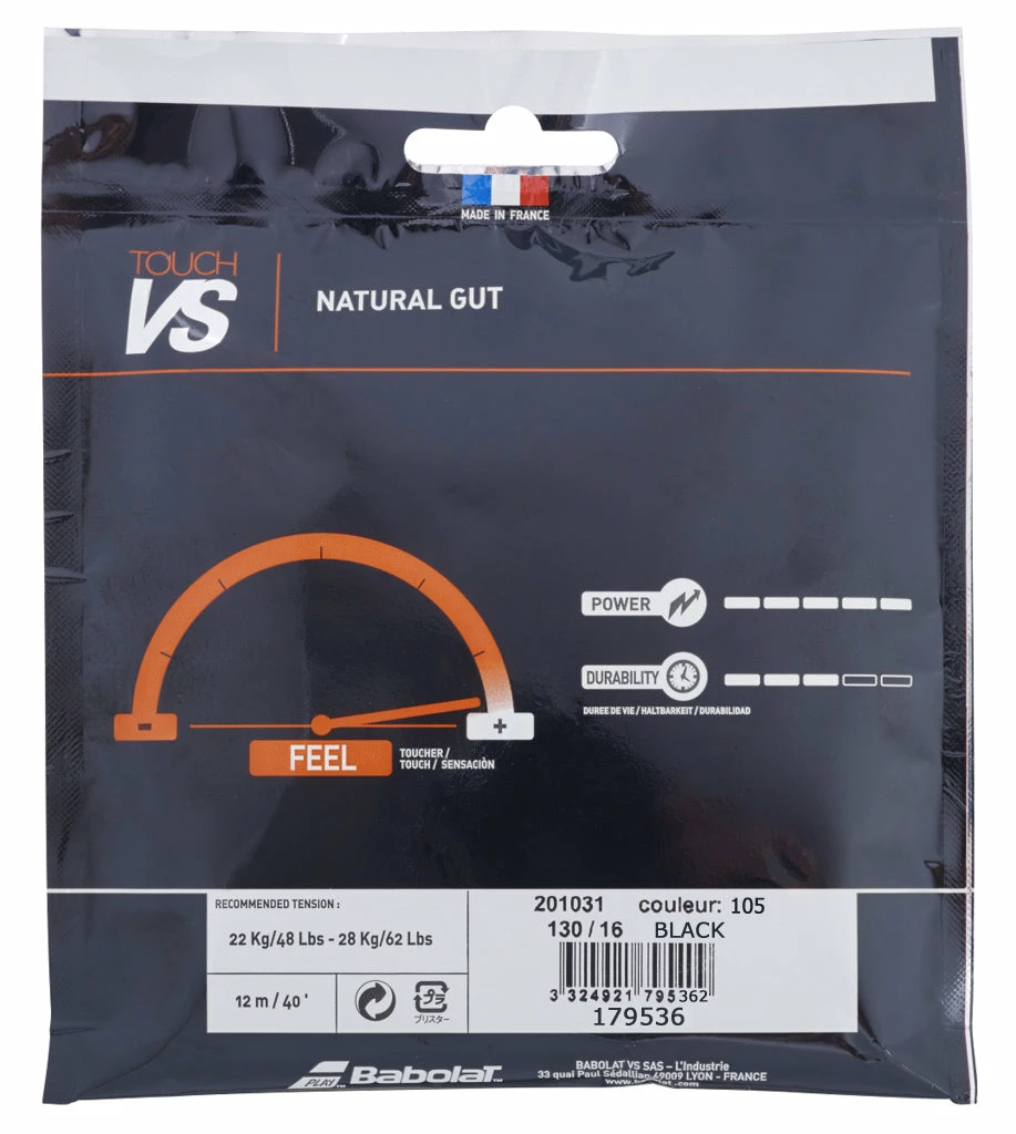 Babolat Touch VS 16 Tennis String (Black) - Image 2