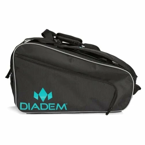Diadem Icon Pickleball Paddle Bag (Black/Teal) - Image 2