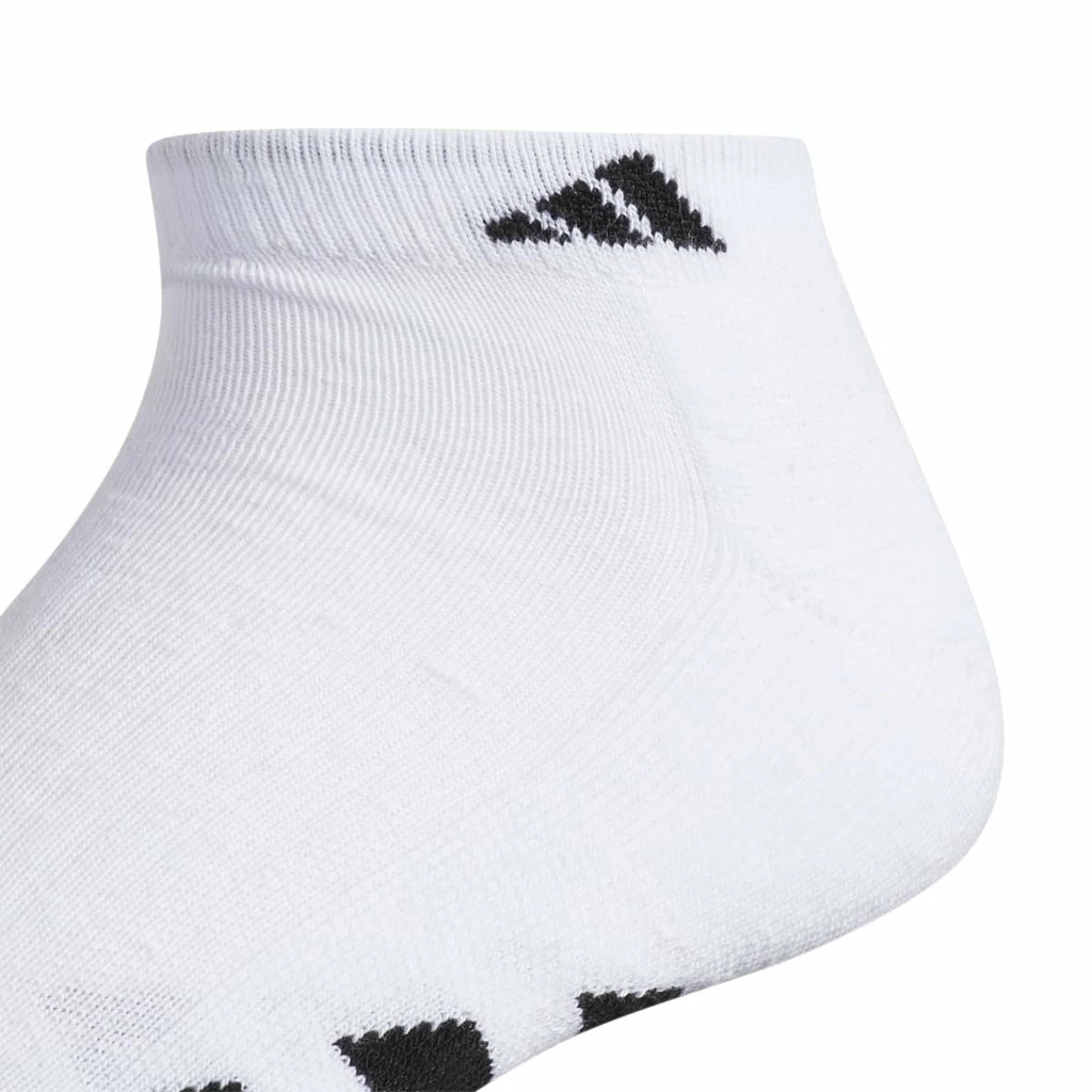 Adidas Men's Cushioned Low-Cut Socks (White) - Image 2