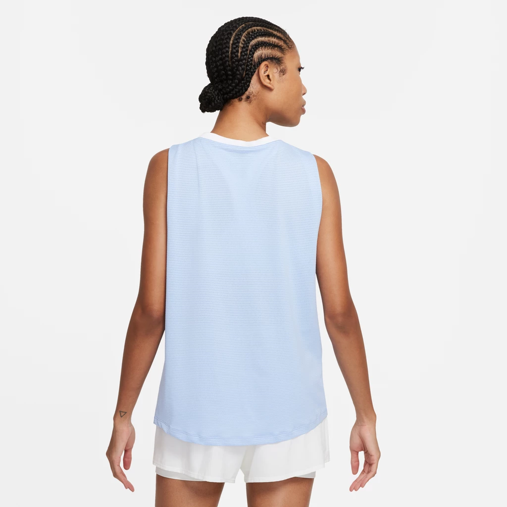Nike Women's Dri-FIT Advantage Tank (Aluminum/White/Black) - Image 2