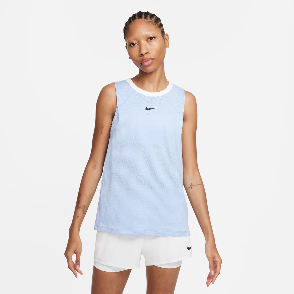 Nike Women's Dri-FIT Advantage Tank (Aluminum/White/Black)