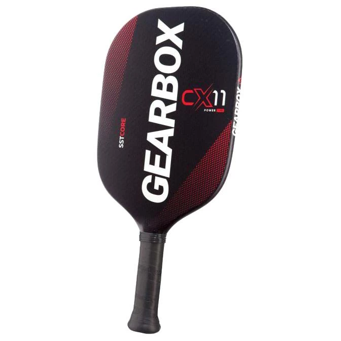 Gearbox CX11Q Quad Power Pickleball Paddle (Red) (7.8 Oz.) - Image 2