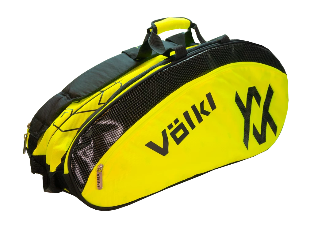 Volkl Tour Combi 6 Pack Racquet Bag (Neon Yellow/Black)