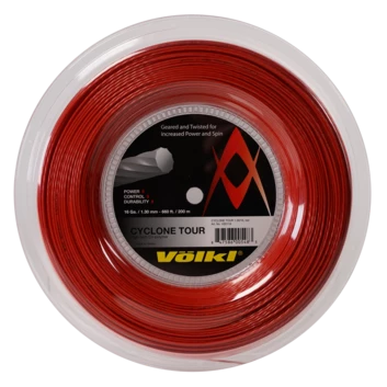 Volkl Cyclone Tour 16 Tennis String Reel (Red)
