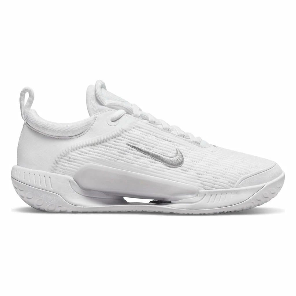 Nike Zoom NXT Women's Tennis Shoe (White/Metallic Silver)