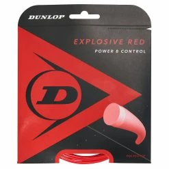Dunlop Explosive Red 17 G Tennis String (Red)