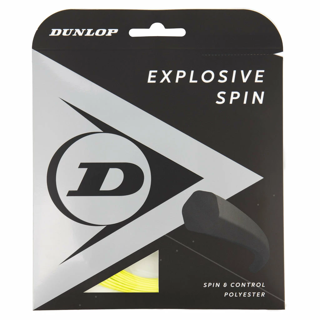 Dunlop Explosive Spin 17 G Tennis String (Yellow)