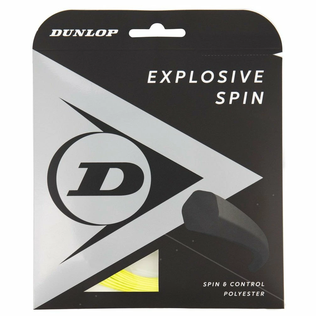 Dunlop Explosive Spin 16 G Tennis String (Yellow)