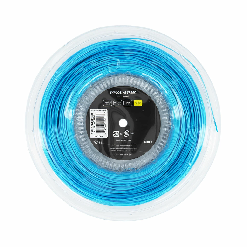 Dunlop Explosive Speed 16 Tennis String Reel (Blue) - Image 2