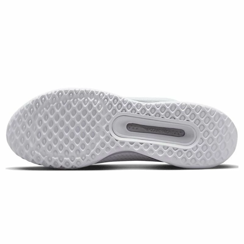 Nike Court Zoom Pro Women's Tennis Shoe (White/Silver) - Image 2