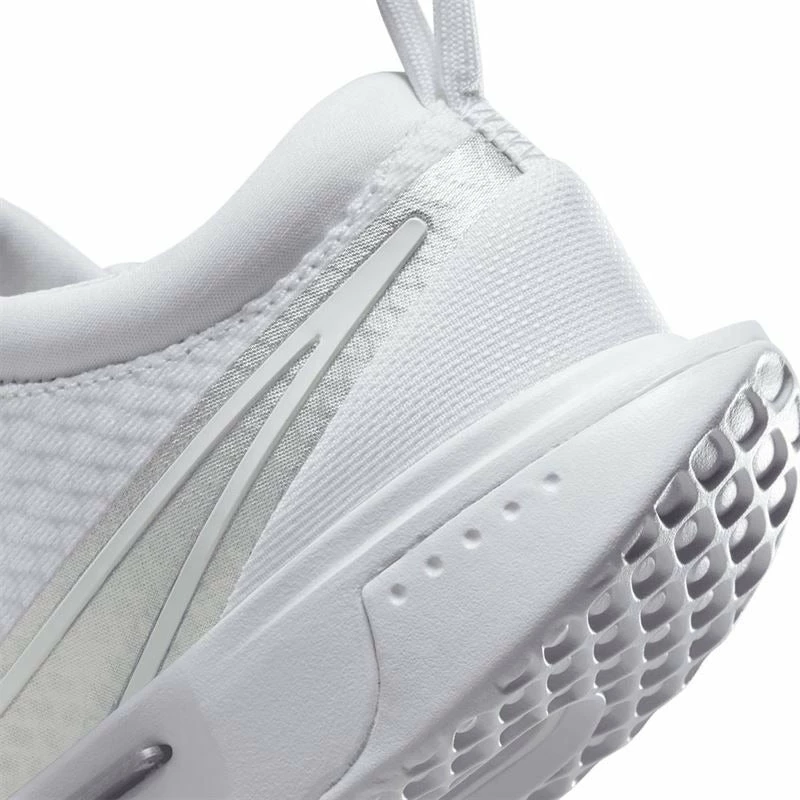 Nike Court Zoom Pro Women's Tennis Shoe (White/Silver) - Image 3