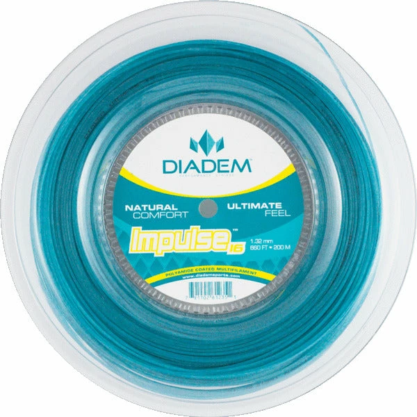 Diadem Impulse 16 Tennis String Reel (Teal) 3 Diadem Impulse 16 Tennis String Reel (Teal)