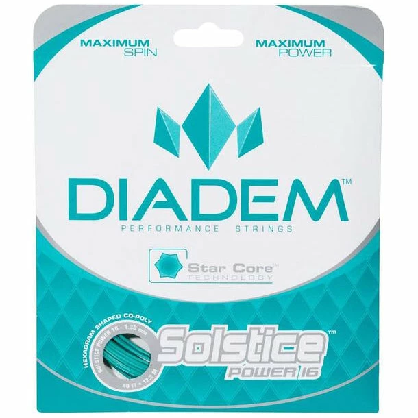 Diadem Solstice Power 16 Tennis String (Teal)