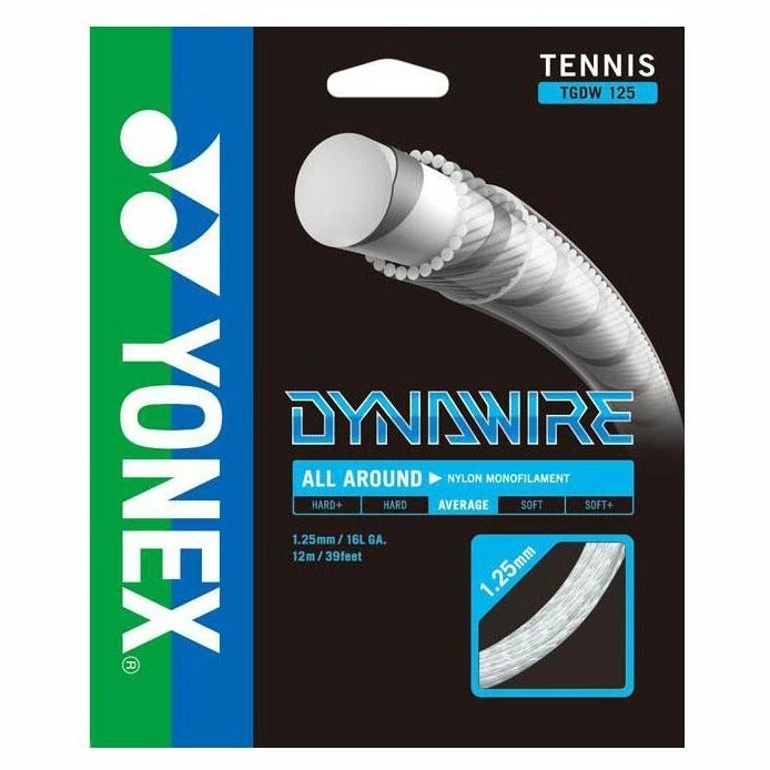 Yonex Dynawire 16L 1.25 Tennis String (White)