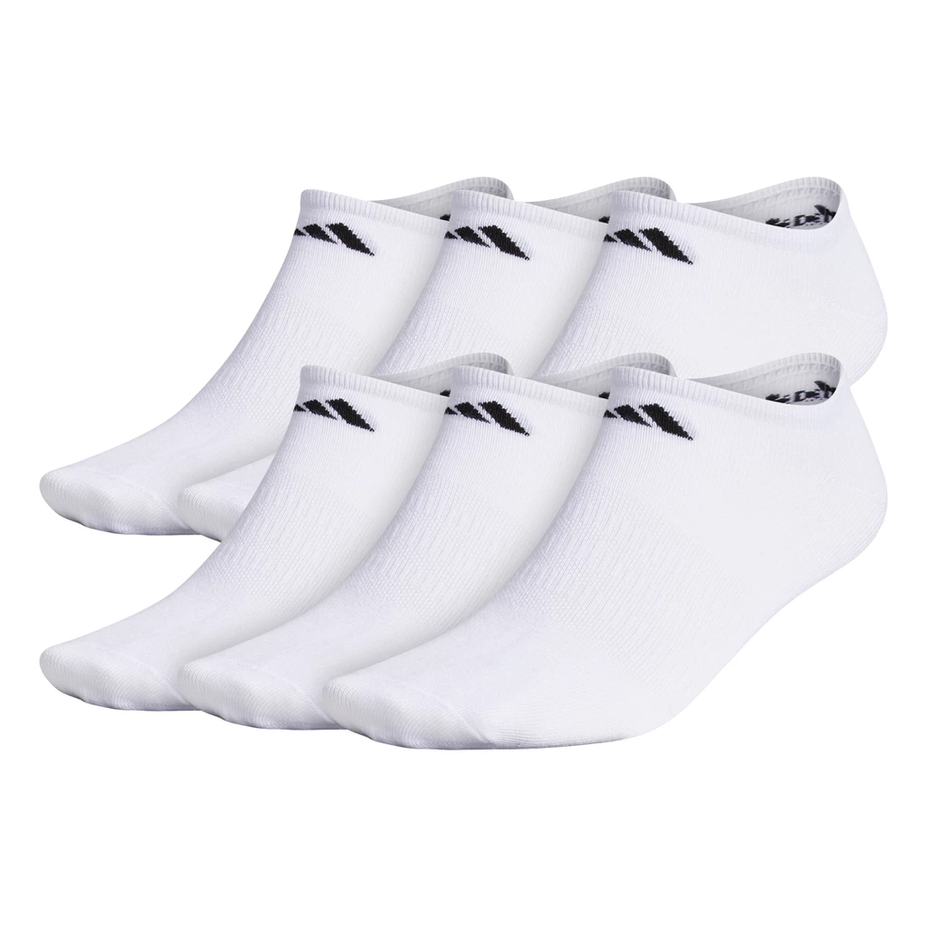 Adidas Men's Superlite No-Show Socks (White)