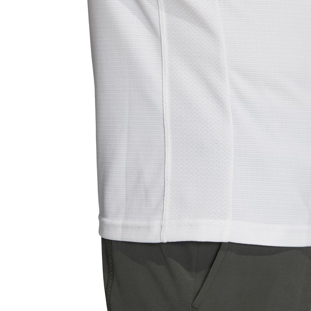 Adidas Men's Freelift HEAT.RDY Polo (White) - Image 5