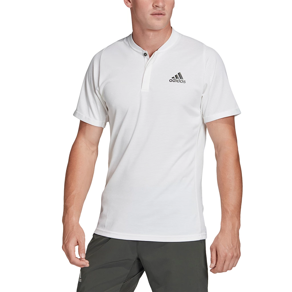 Adidas Men's Freelift HEAT.RDY Polo (White) - Image 6