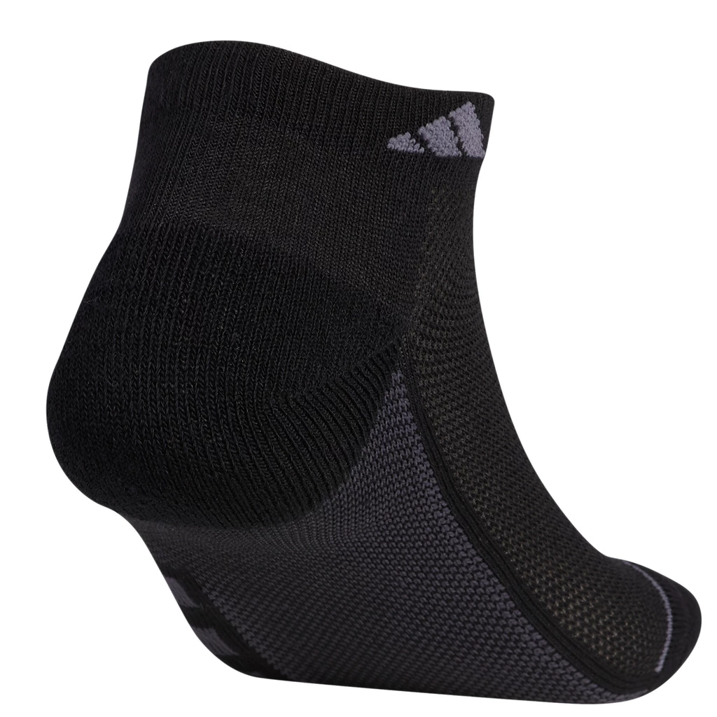 Adidas Men's Superlite 3 Stripe Low-Cut Socks (Black) - Image 4