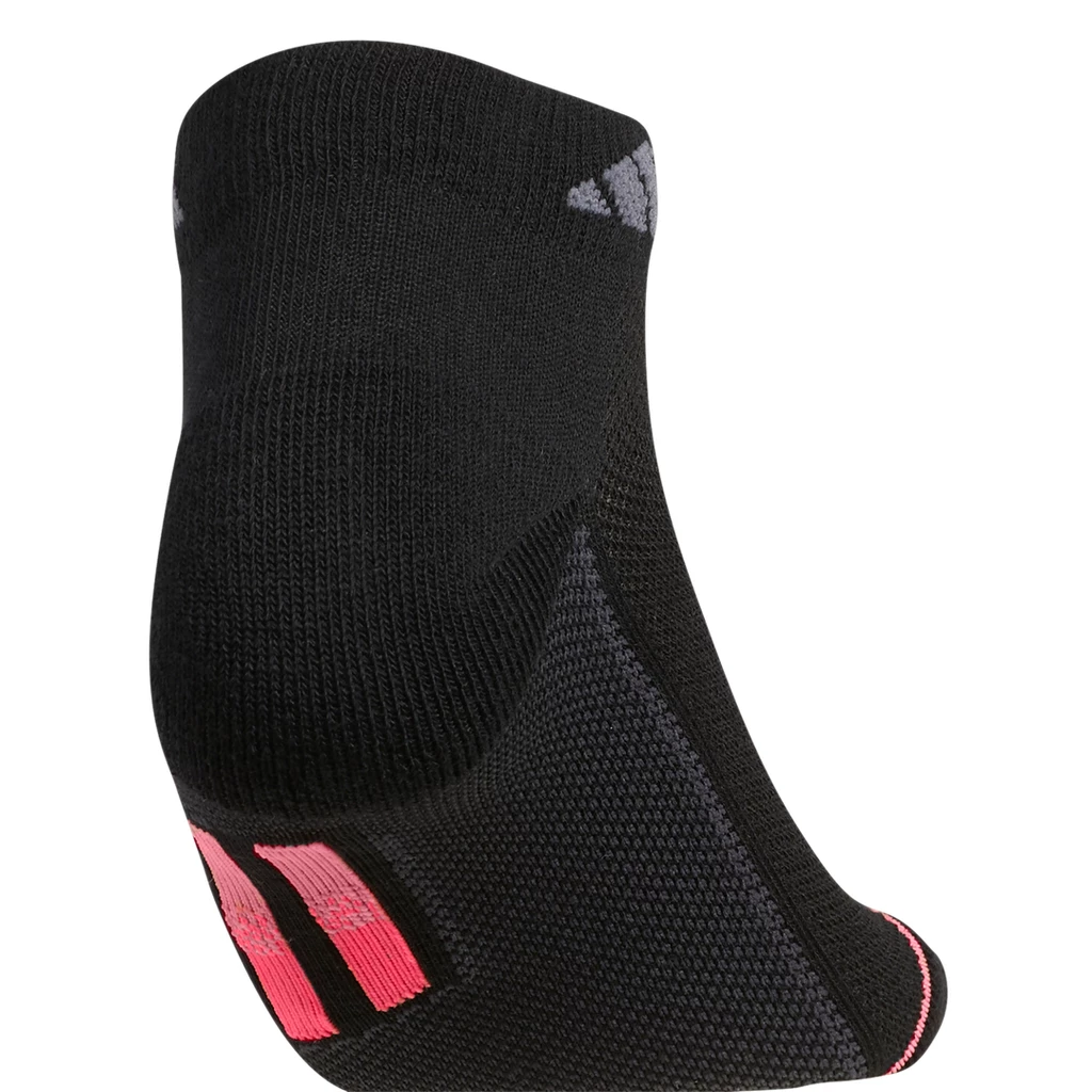 Adidas Women's Superlite 3 Stripe Low-Cut Socks (Black) - Image 4
