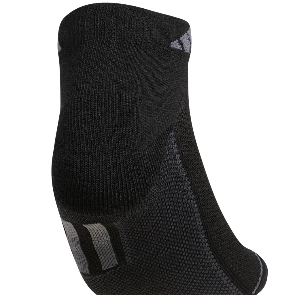 Adidas Women's Superlite Low-Cut Socks (Black/White/Grey) - Image 3