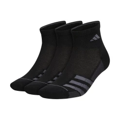 Adidas Men's Superlite Quarter Crew Socks (Black)