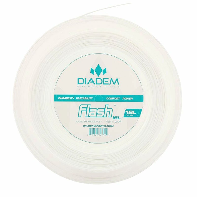 Diadem Flash 16L Tennis String Reel (White)