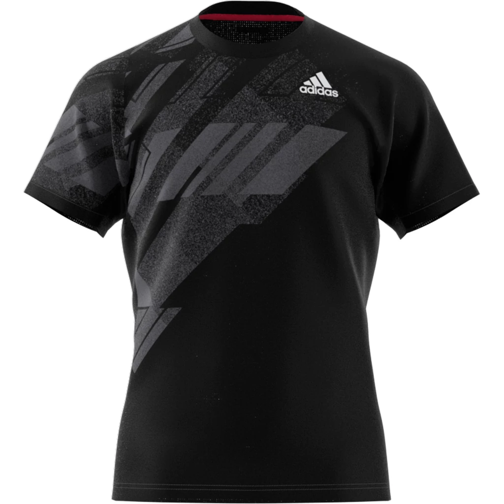Adidas Men's Freelift Print HEAT.RDY Top (Black) - Image 3