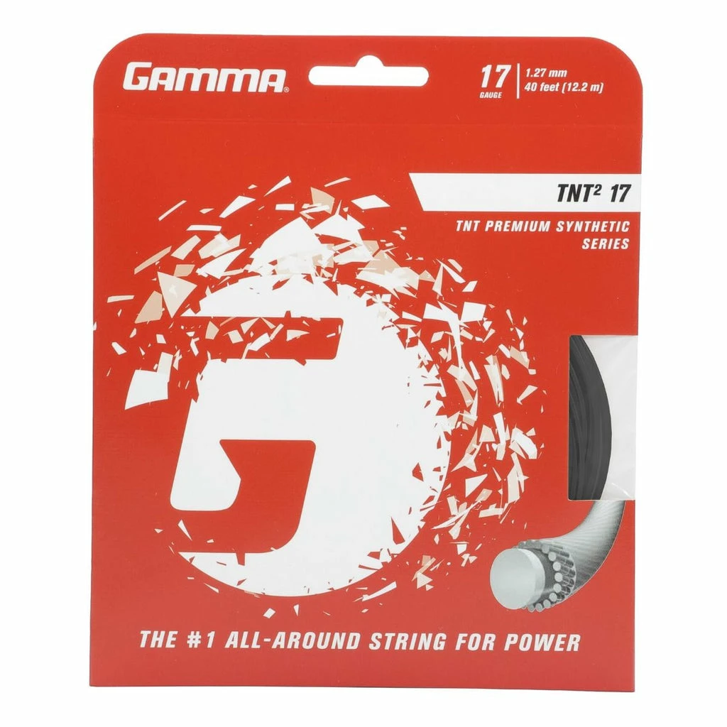 Gamma TNT2 16 Tennis String (Black)
