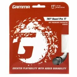 Gamma TNT2 React Pro 17 Tennis String (White)